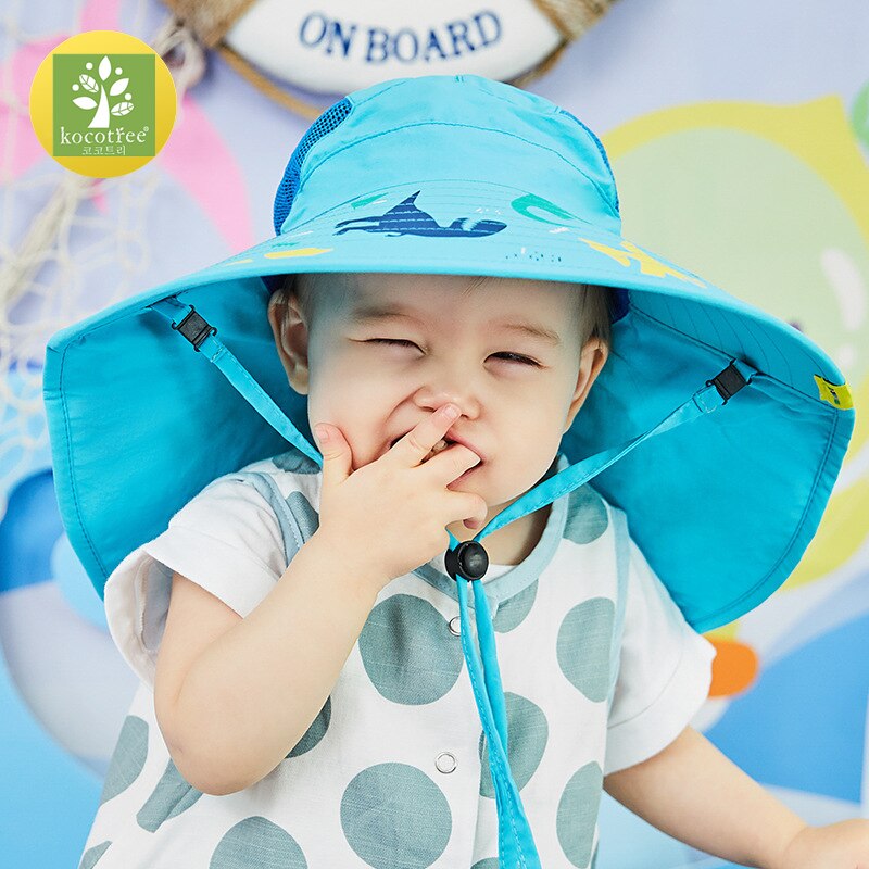 Kids Wide Brim Hat Summer Casual Hat